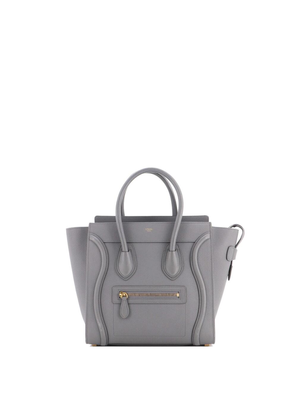 Celine Luggage Bag Grainy Leather Micro #349295C14B